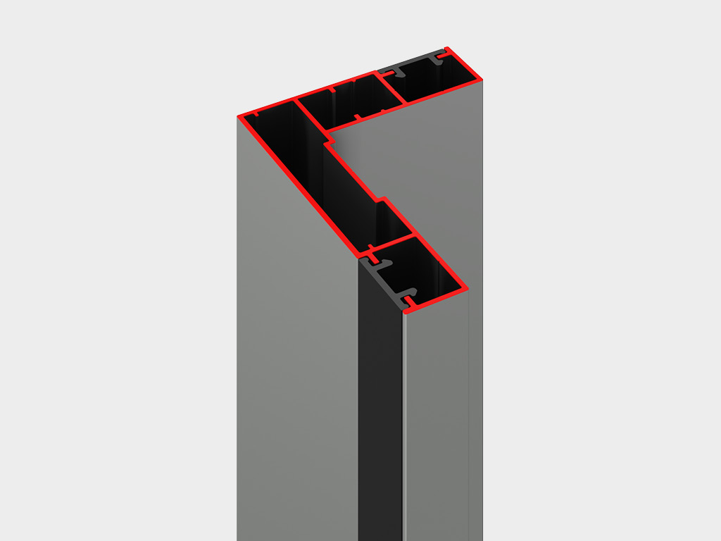 Алюминиевая рама.